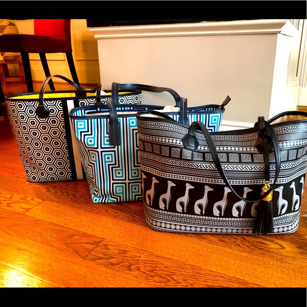 Jonathan Adler tote bags (bundle of 3)